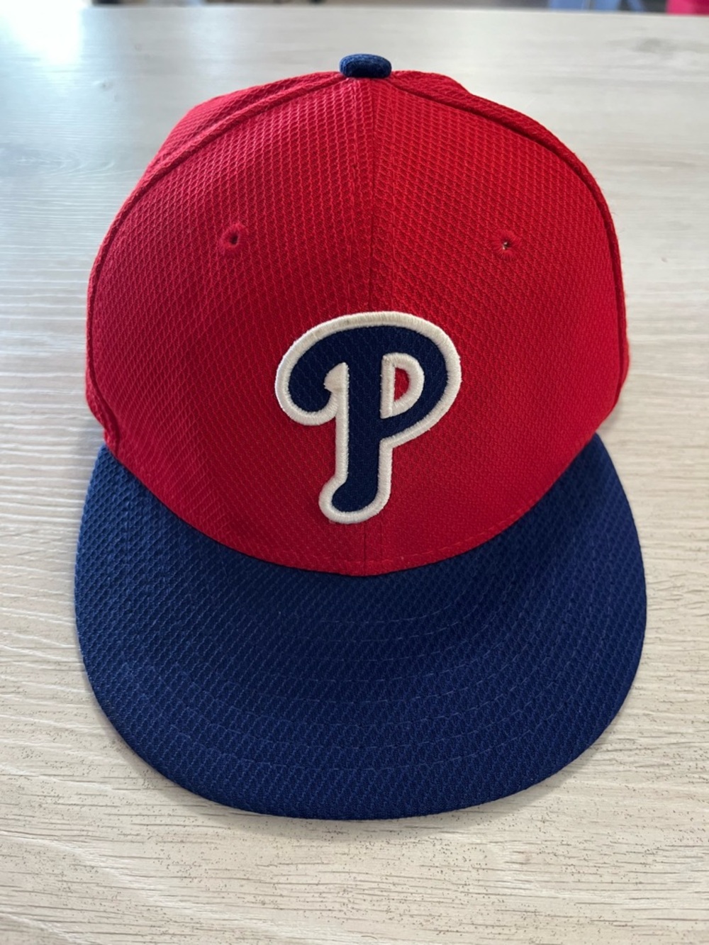 New Era Red and Black 59FIFTY Fitted Cap